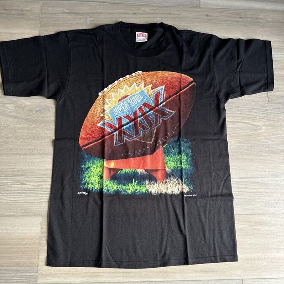 Vintage Nutmeg 1994 Super Bowl XXIX T-Shirt Men XL‎ Mint Condition Made In USA - Picture 1 of 9